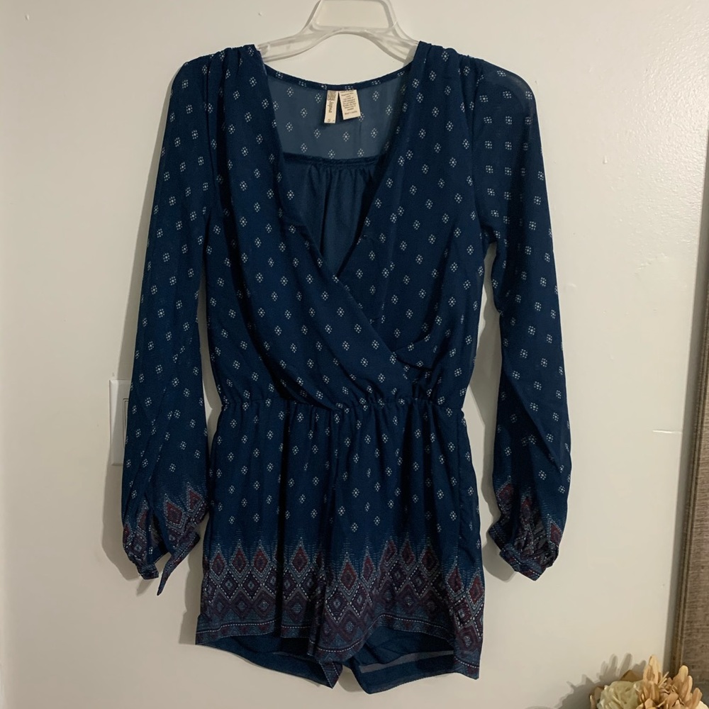 Long sleeve romper